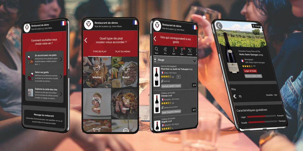 Winevizer la carte des vins digitale pour les restaurants